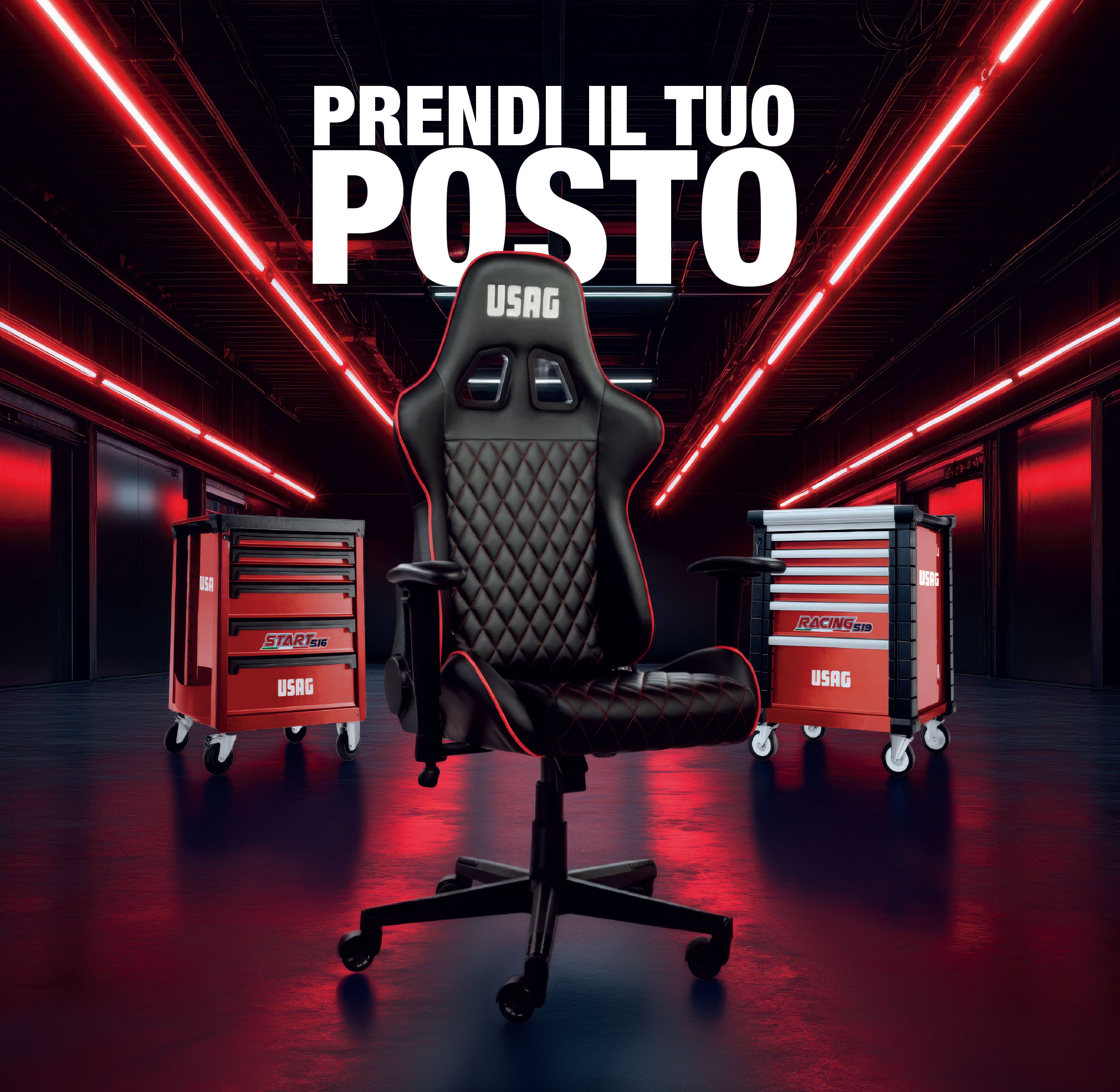 Acquista un carrello assortito e ricevi l'esclusiva sedia Racing