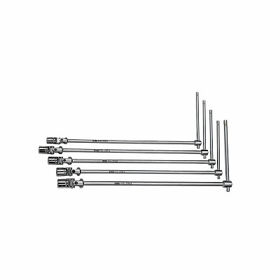 Set of 5 T-handle wrenches with jointed hexagonal socket 276 CE 